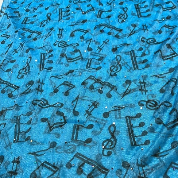 Scarf Musical Notes - Picture 5 of 6